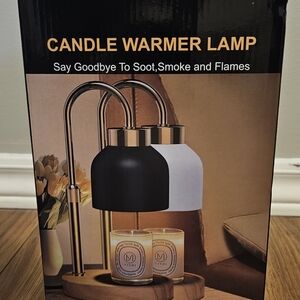Modern Black  Candle Warmer Lamp